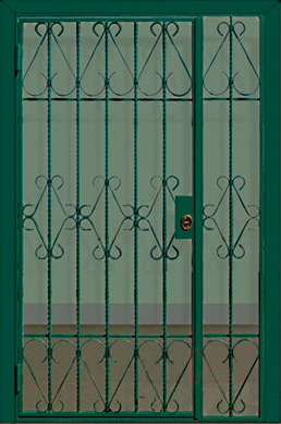 Входная Решетчатая дверь №1 — 1 фото